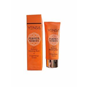 Yensa Pumpkin Turmeric 2-In-1 Radiance Polishing Mask Full Size 2.5 oz